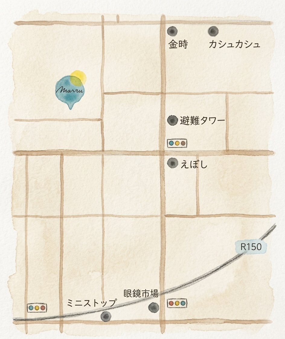 まある助産院 周辺地図